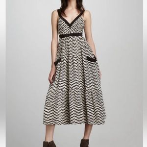 Marc by Marc Jacobs Zora Striped Silk maxi dress